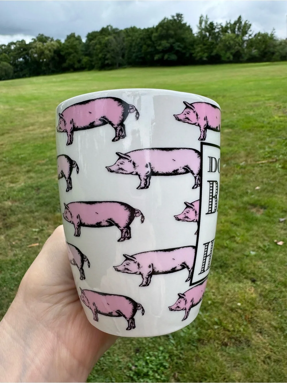 Pier 1 Imports Pig Mug 16 oz.